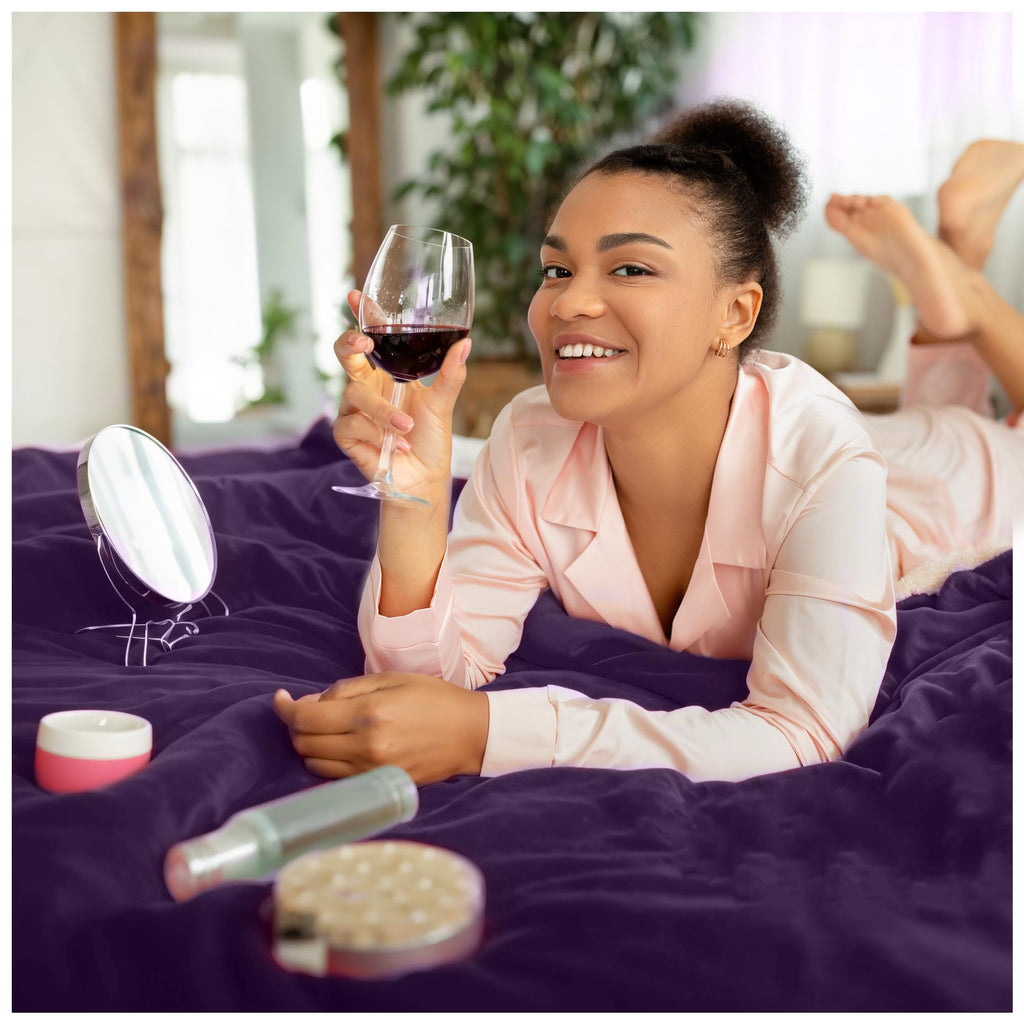 Sacred Weapon Sherpa Fleece Waterproof Love Blanket - Plush, Warm & Machine Washable - For Couples, Intimacy, Babies, Couples, Intimacy, Pets & Cold Weather Comfort