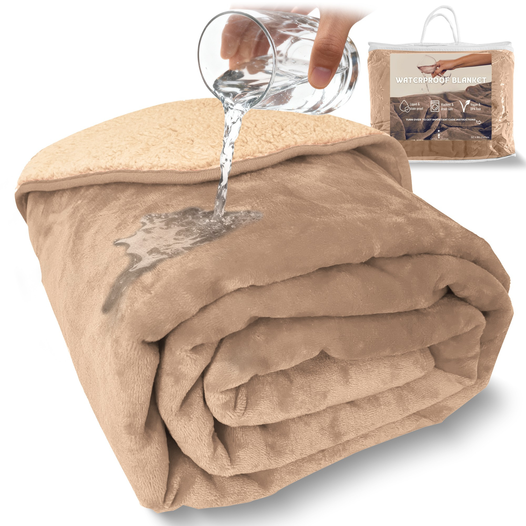 The Winter Shield: Fleece & Sherpa Winter Blanket