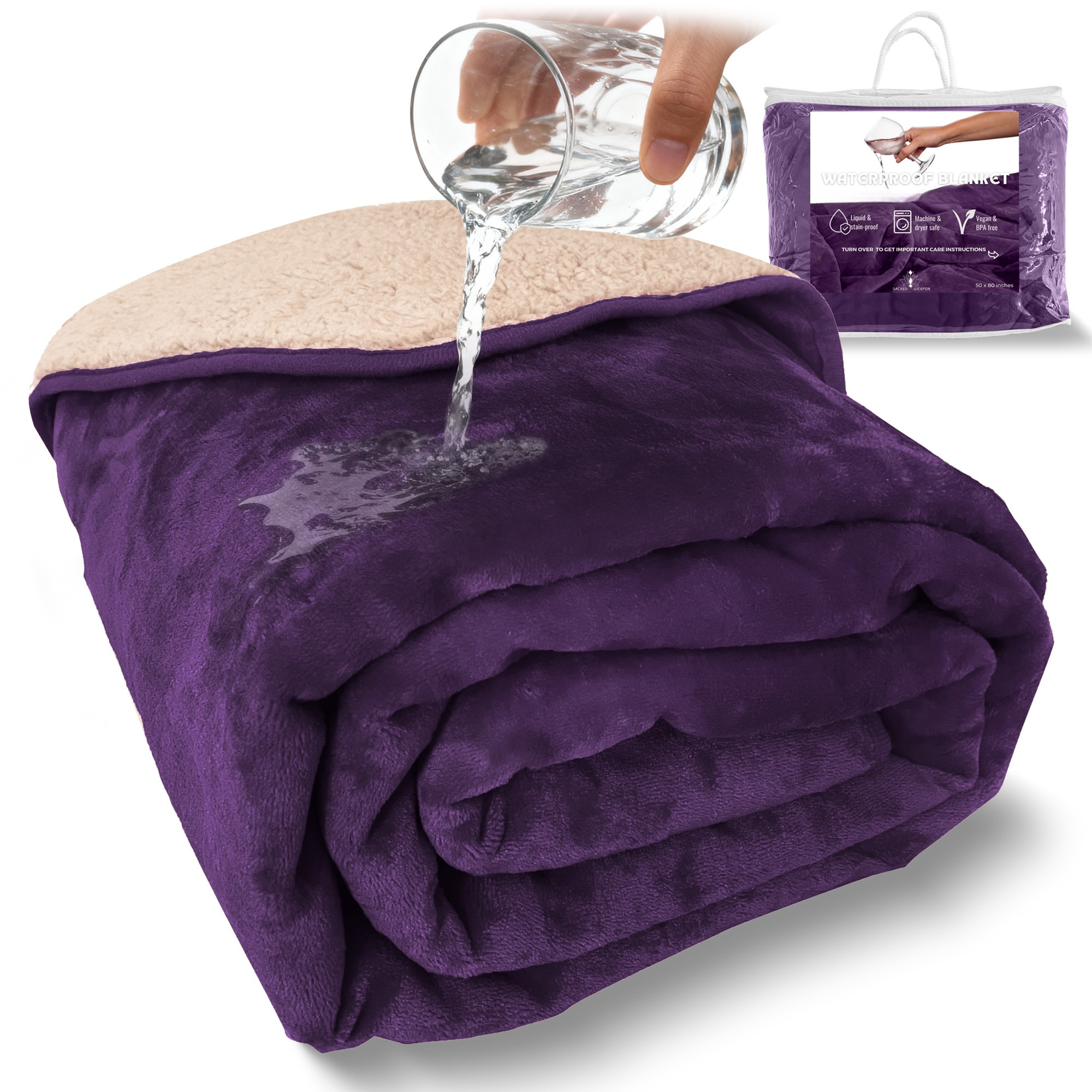 The Winter Shield: Fleece & Sherpa Winter Blanket