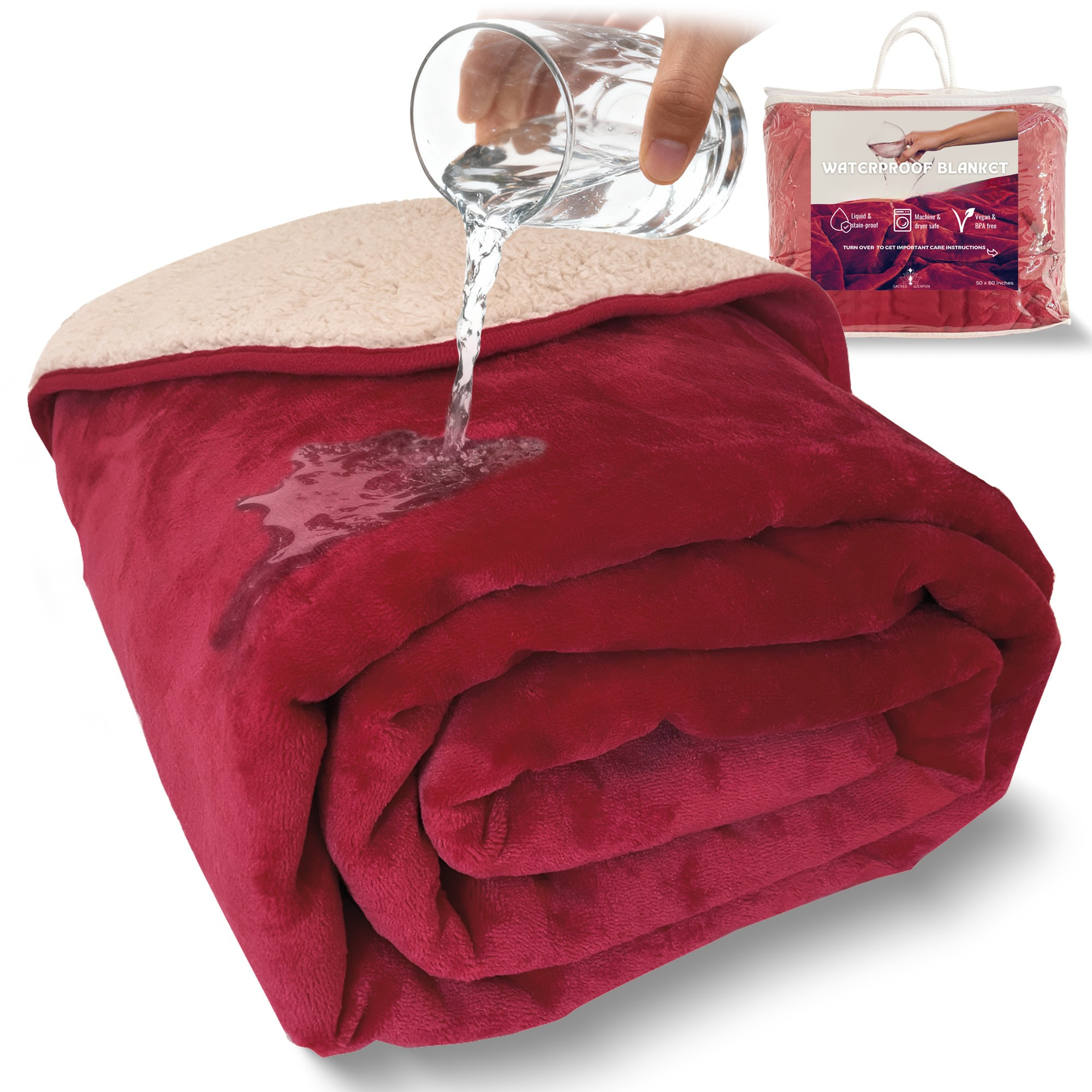 The Winter Shield: Fleece & Sherpa Winter Blanket